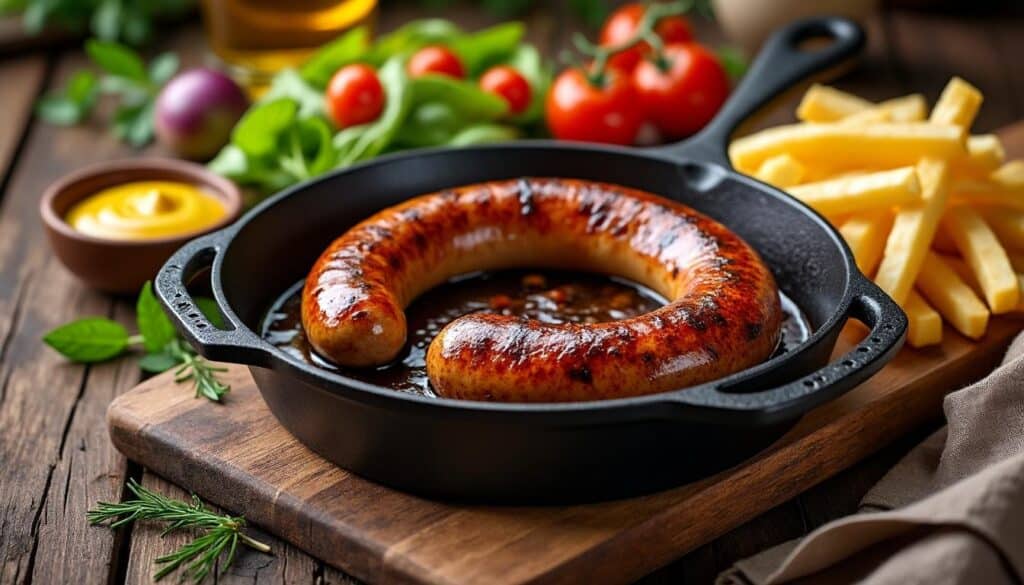 découvrez nos conseils pour réussir la cuisson de l’andouillette de troyes et nos meilleures idées d’accompagnements afin de sublimer ce mets emblématique de la région.