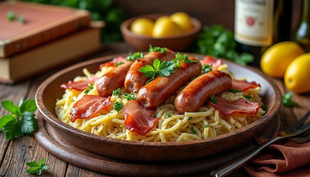 découvrez tous les secrets pour réussir la choucroute garnie chez vous, avec des astuces et étapes traditionnelles alsaciennes. régalez-vous d'un plat typique savoureux et authentique !