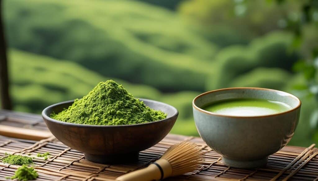 découvrez comment reconnaître un bon matcha de qualité, cultivé à uji, kyoto, et profitez des secrets de ce thé vert japonais traditionnel.