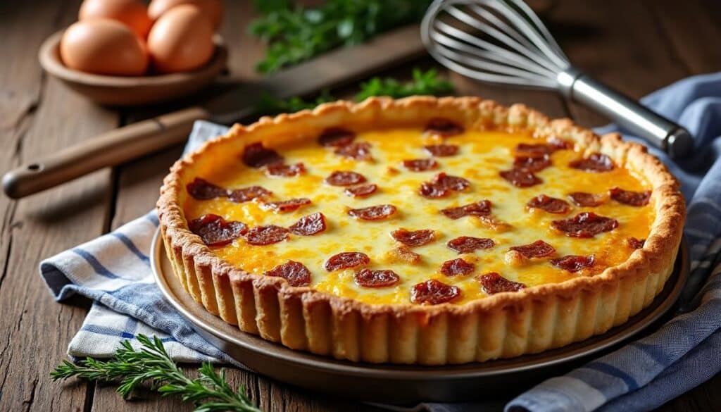 découvrez la recette traditionnelle de la quiche lorraine de nancy, un classique de la cuisine française simple et savoureux à réaliser chez vous.