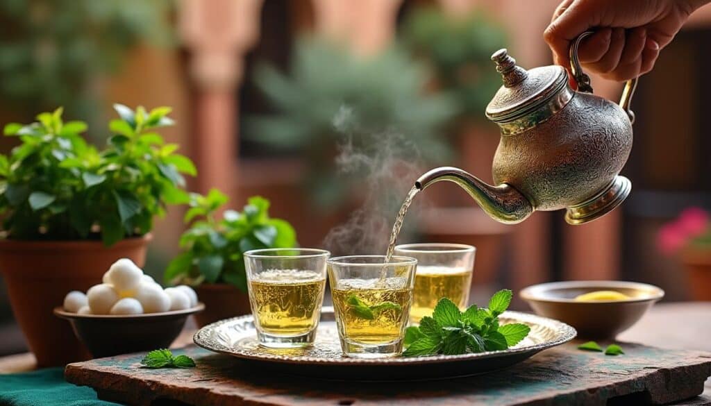 découvrez la véritable recette du thé à la menthe façon marrakech, une tradition marocaine authentique pour un moment de convivialité et de fraîcheur.