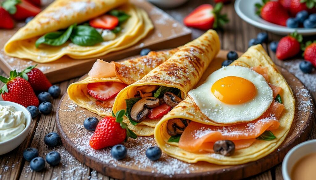 découvrez nos idées gourmandes pour une crêpe party réussie, avec des garnitures savoureuses du salé au sucré pour tous les goûts.