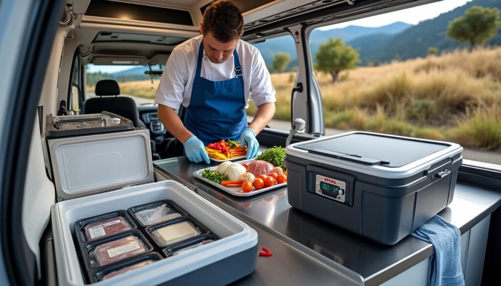découvrez les règles de sécurité essentielles et la gestion de la chaîne du froid pour une cuisine nomade réussie en déplacement.