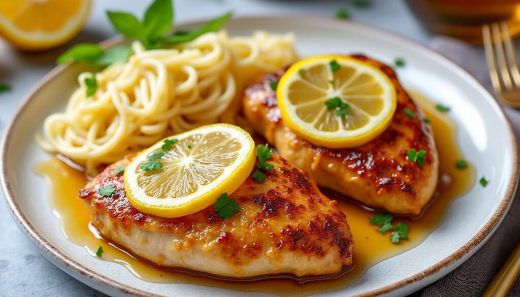 découvrez une recette savoureuse de poulet au citron, inspirée des saveurs ensoleillées de la côte amalfitaine, pour un plat frais et gourmand.