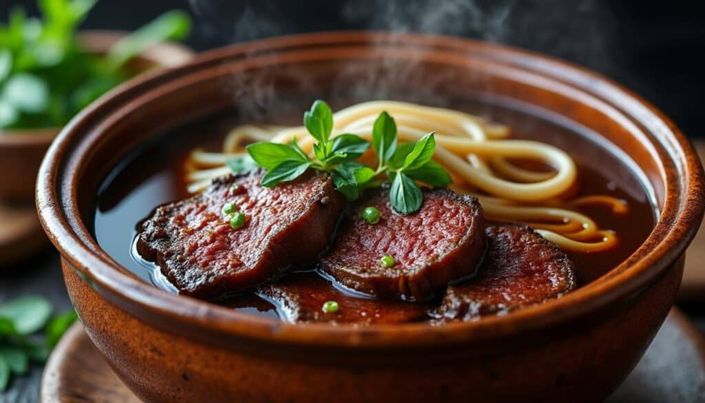 découvrez notre recette de noodles au bœuf inspirée des night markets animés de taipei, un plat savoureux et réconfortant à préparer chez vous.