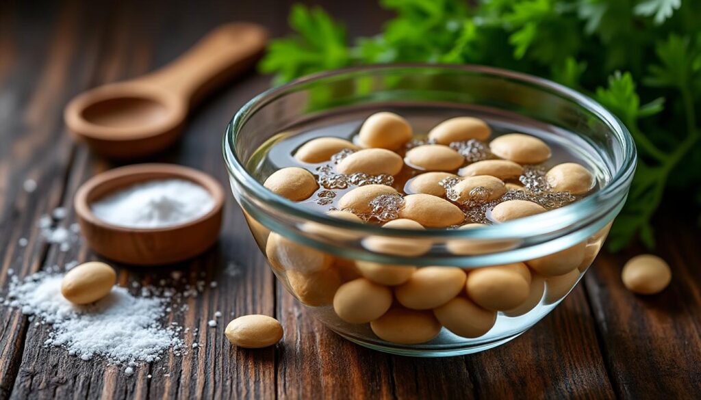 découvrez comment le trempage nocturne à l'eau bicarbonatée facilite la cuisson des haricots récalcitrants, une astuce essentielle pour réussir vos plats de cuisine végétale.
