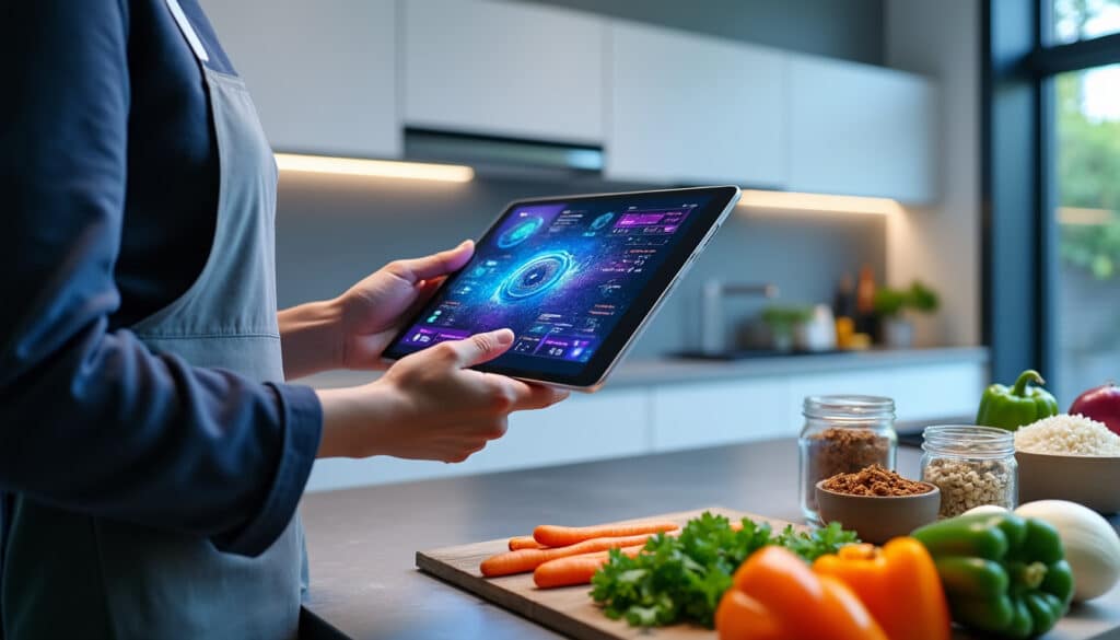 découvrez comment l'intelligence artificielle transforme le batch cooking en générant des menus personnalisés et innovants, facilitant la préparation des repas.