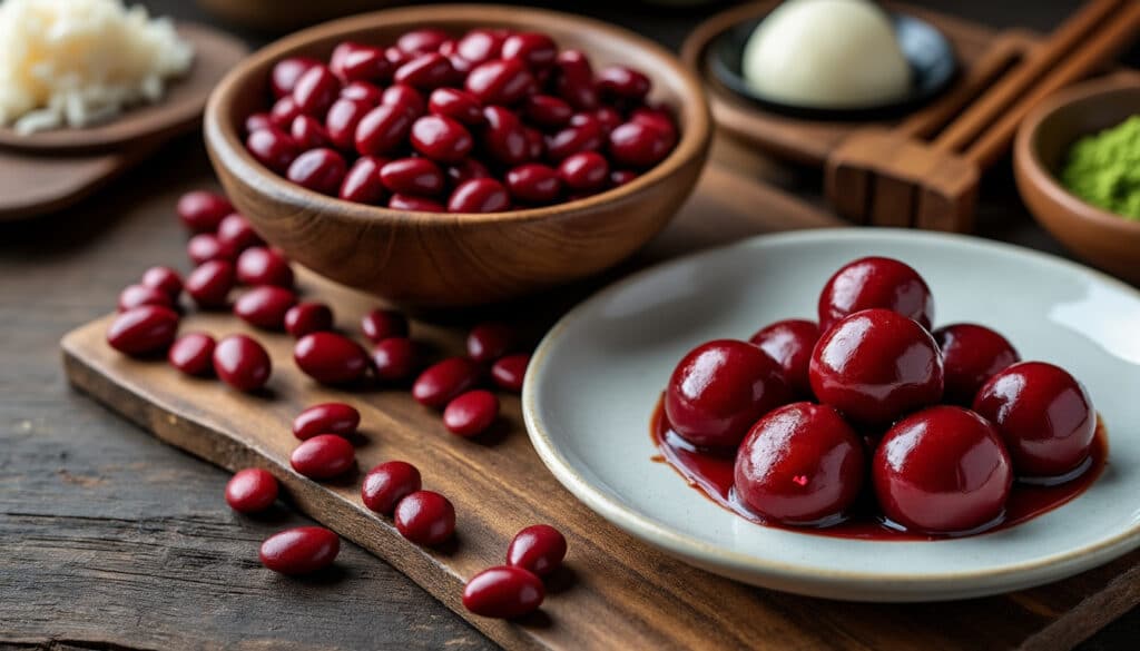 découvrez l'art surprenant de la confection de desserts à base de haricots rouges azuki, une spécialité asiatique qui éveille la curiosité des palais non-initiés.