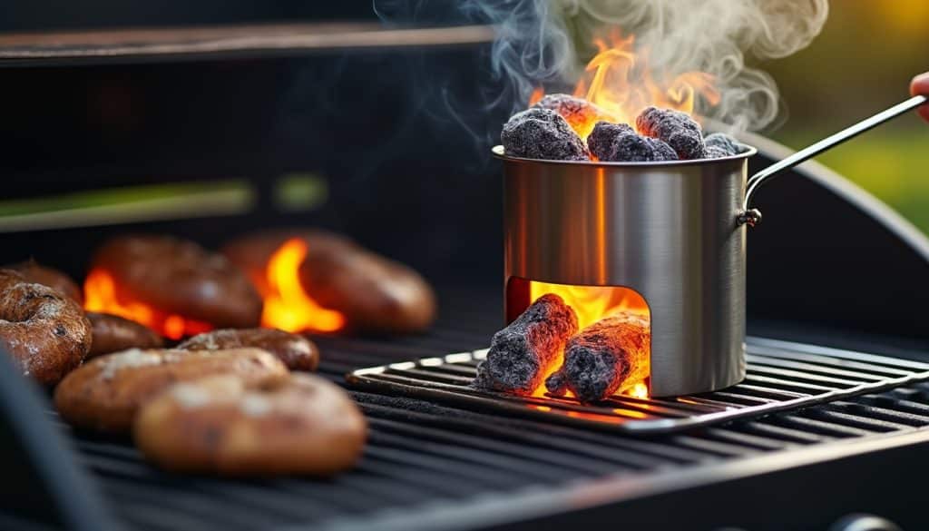 découvrez comment allumer facilement et en toute sécurité le charbon de votre barbecue grâce à une cheminée métallique, pour des grillades réussies dès la première flambée.