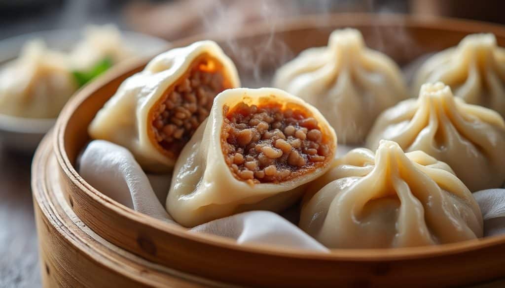 assurez une cuisson à cœur parfaite des viandes de porc hachées pour des farces vapeur asiatiques savoureuses et sûres, respectant les traditions culinaires et garantissant santé et goût.