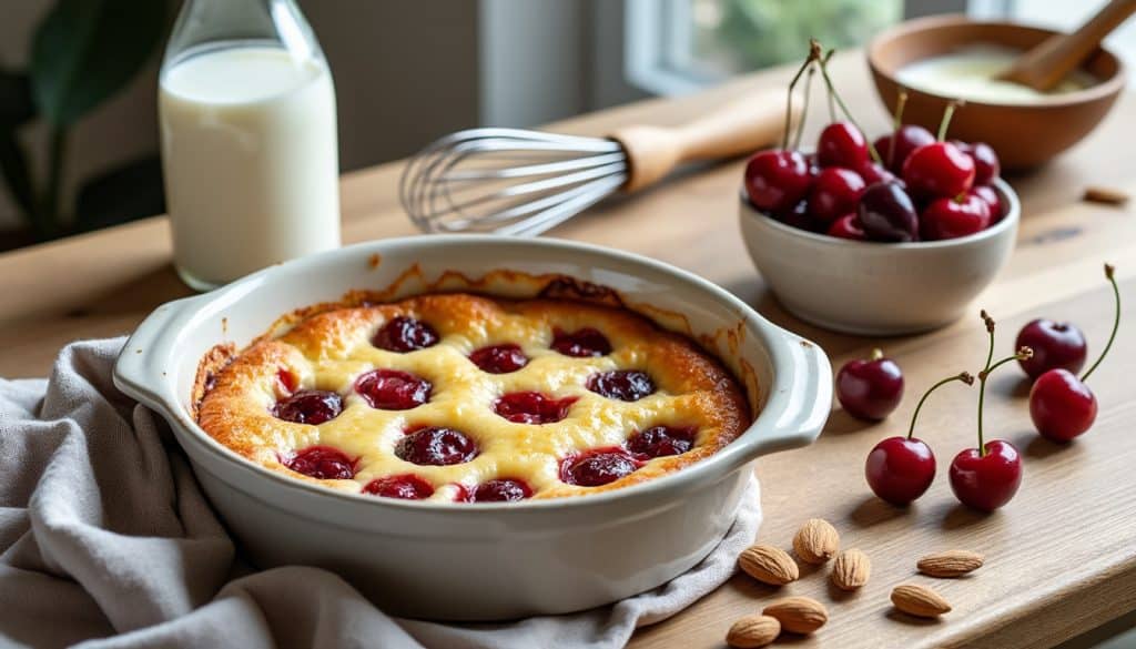 découvrez comment préparer un clafoutis limousin sain et délicieux en remplaçant la crème par du lait d'amande, pour un dessert léger et gourmand qui allie tradition et bien-être.