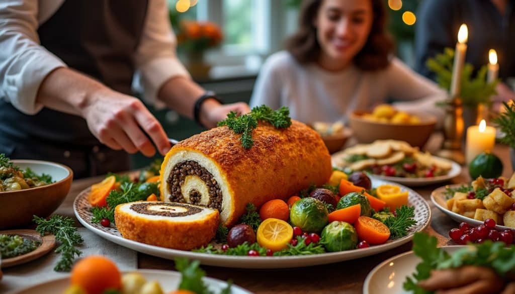 découvrez les secrets d’un repas de fête 100 % végétal, si savoureux et généreux que personne ne remarquera l’absence de viande.