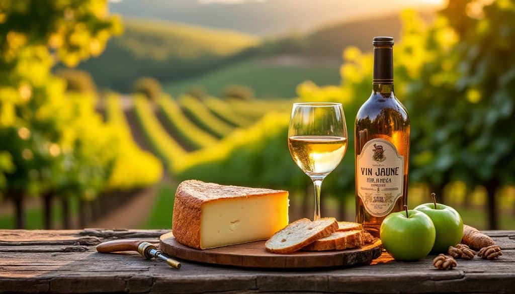 découvrez l'accord parfait entre le vin jaune du jura et le comté vieux, un chef-d'œuvre régional incontournable pour sublimer vos dégustations.