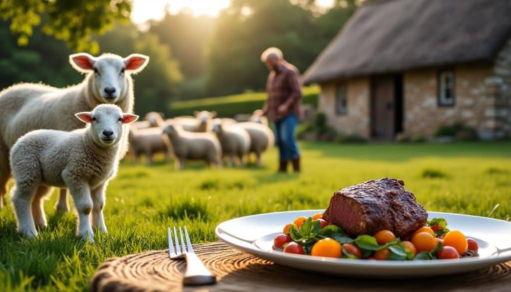 découvrez la brebis et le mouton, leur élevage, leurs races et les étapes qui les mènent de la ferme à l’assiette.