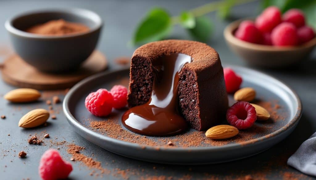 savourez un fondant au chocolat healthy, gourmand et pensé pour limiter l’impact sur la glycémie, sans renoncer au plaisir du dessert.